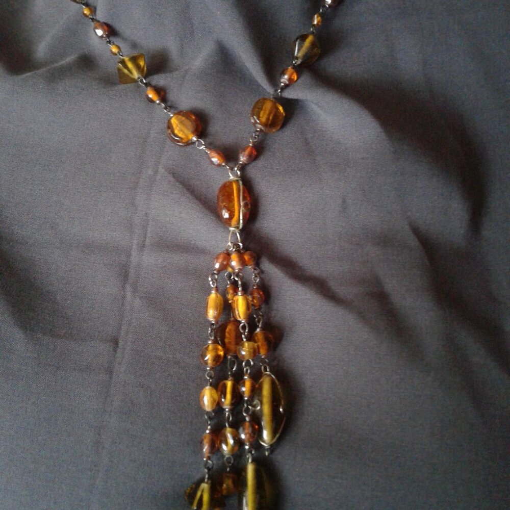 JC Penney Glass Necklace